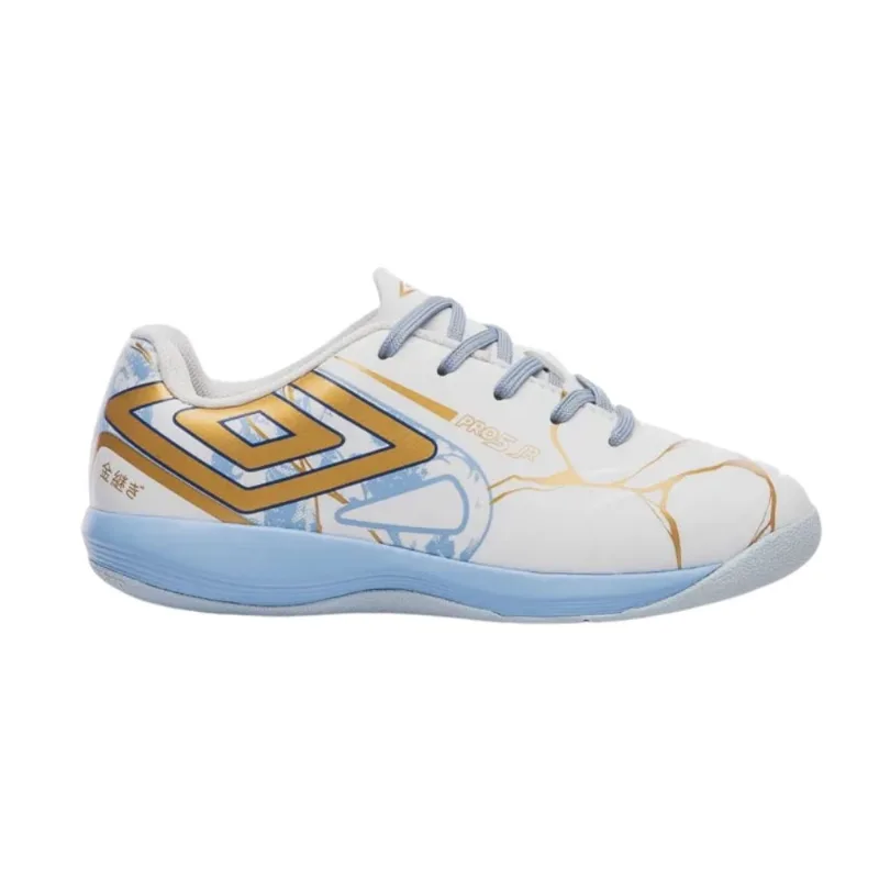 Chuteira Futsal Umbro Pro 5 Jr Infantil Kintsugi 34 / branco