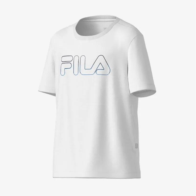 Camiseta Fila Regular Sports Light Letter Juvenil 12