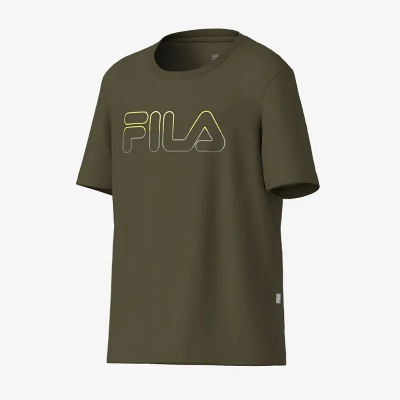 Camiseta Fila Regular Sports Light Letter Juvenil 14