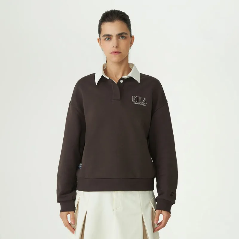 Casaco Fila Color-Blocked Collar Rugby Pullover Unisex PP
