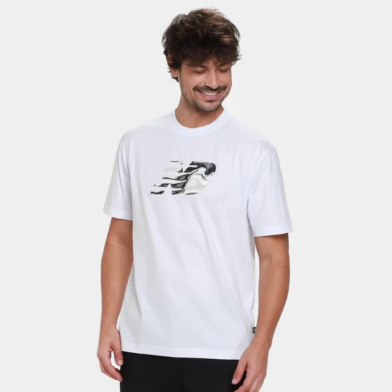 Camiseta New Balance Future Tech Masculina - Masculino - Branco
