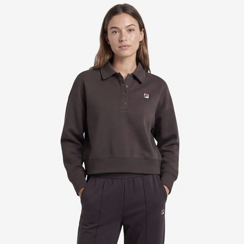 BUZO FEMENINO FILA COMFORT F-BOX - CHOCOLATE - L