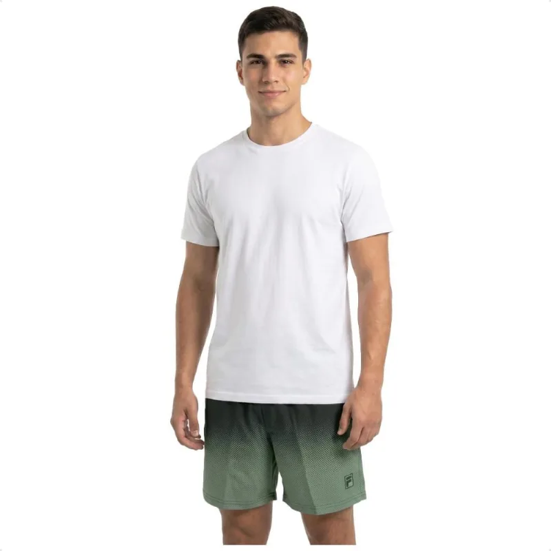 Shorts Fila Print 4 Masculino GG / Preto / Verde