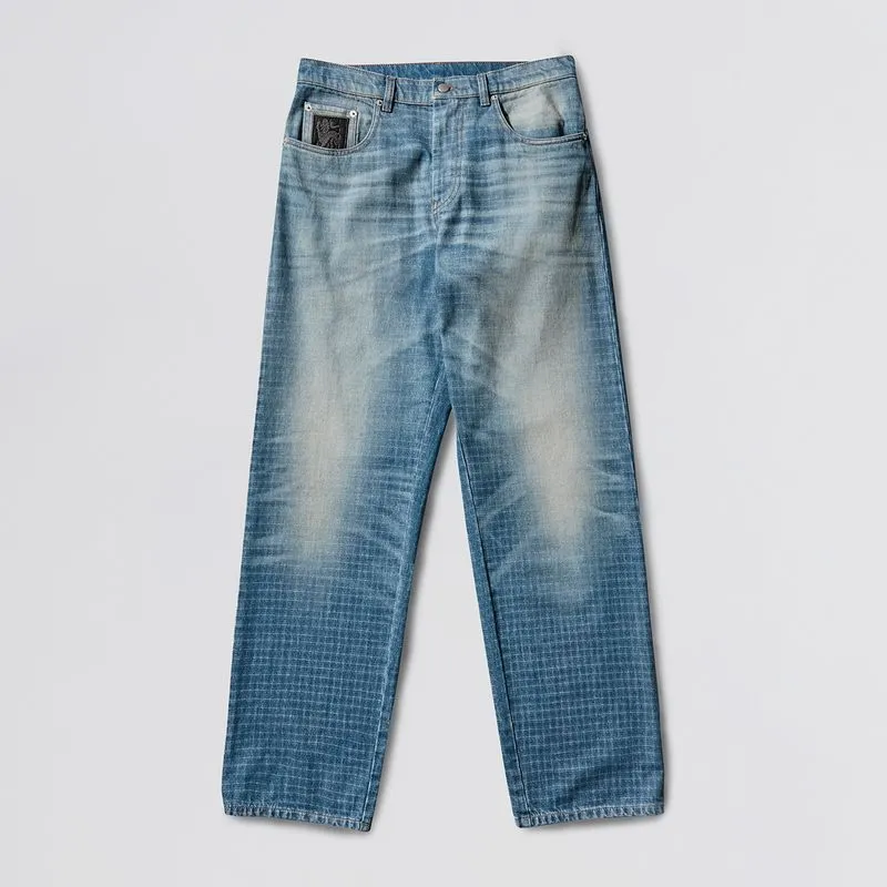Calça Unissex Umbro Checked Jeans GG