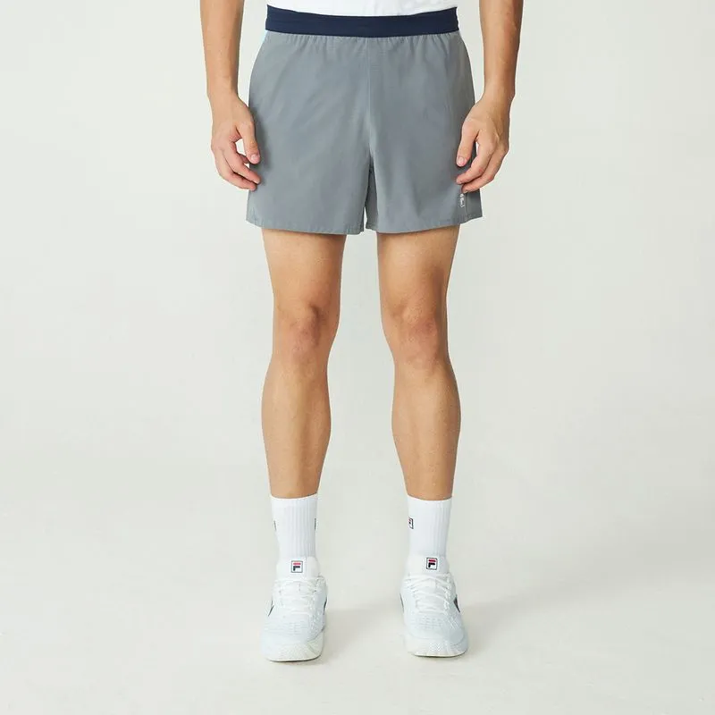 SHORTS MASCULINO FILA 5 SHORTS WITH INNER - GRIS OSCURO - XL