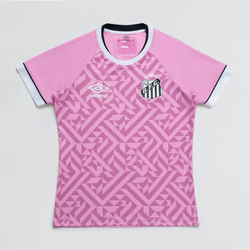 Camisa Feminina Umbro Santos Outubro Rosa 2026 P