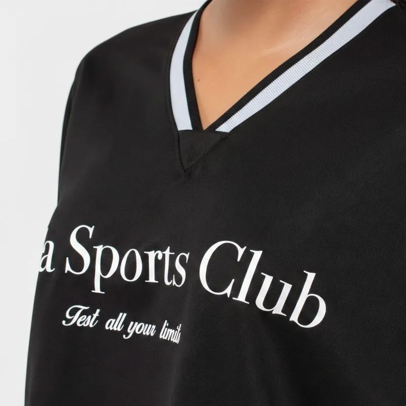 BUZO MUJER FILA COMFORT TENNIS BASIC ABRIGO FEMENINO FILA COMFORT TENNIS SPORTS CLUB - NEGRO - M