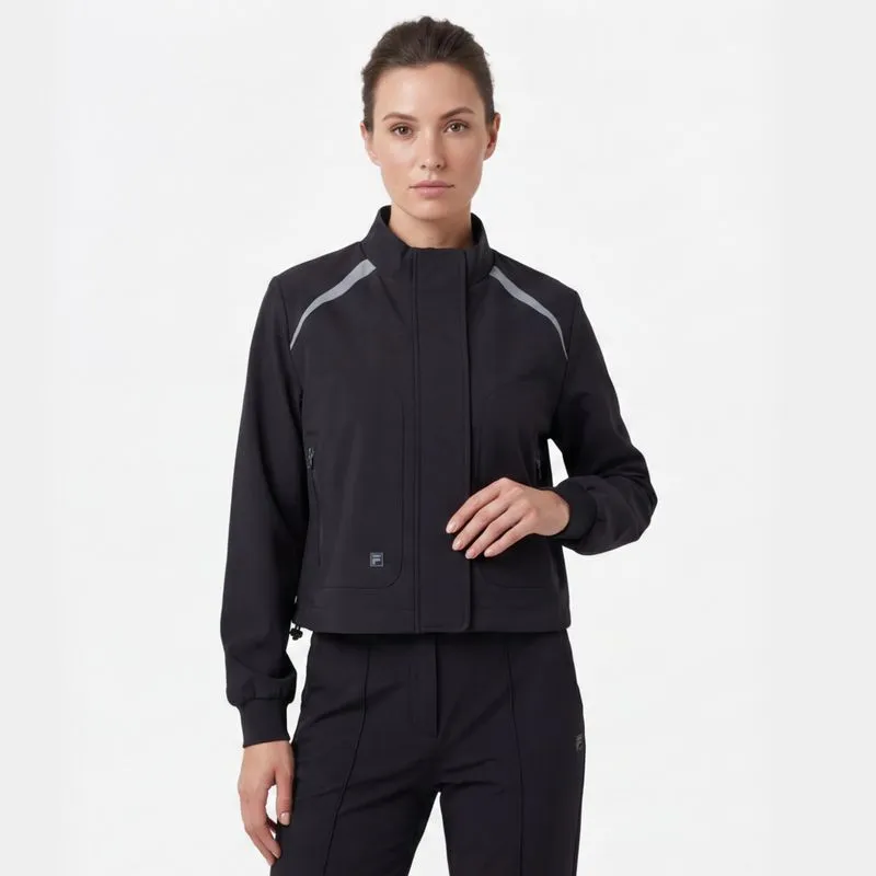 CAMPERA FEMENINO FILA JACKET - NEGRO/GRIS MEDIO - M