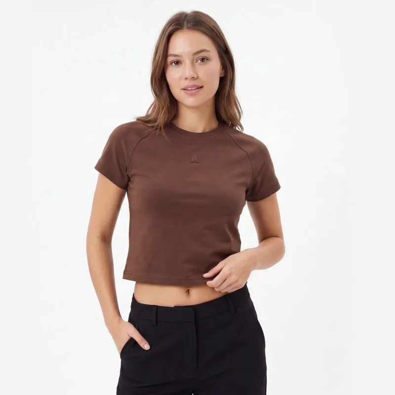 CAMISETA FEMININA FILA RANGLAN - DARK BROWN - S