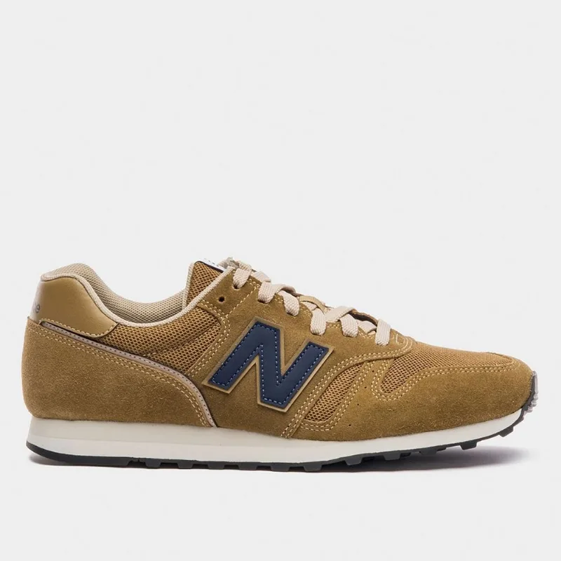 Tênis New Balance 373 Core Masculino - Masculino - Marrom+Bege