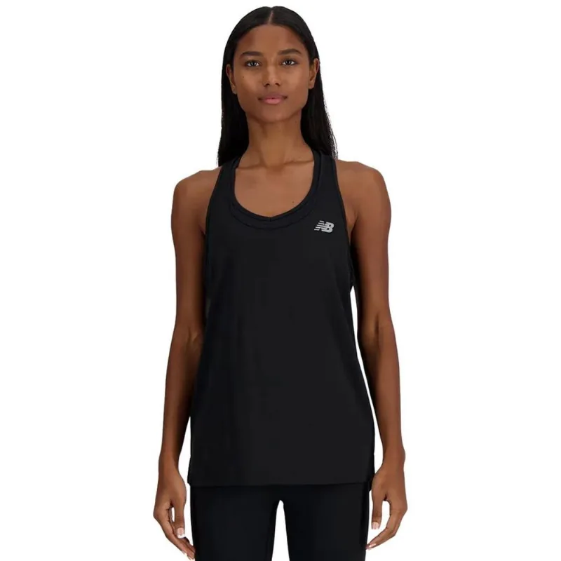 Regata Feminina New Balance Essentials Esportivo Preto - G