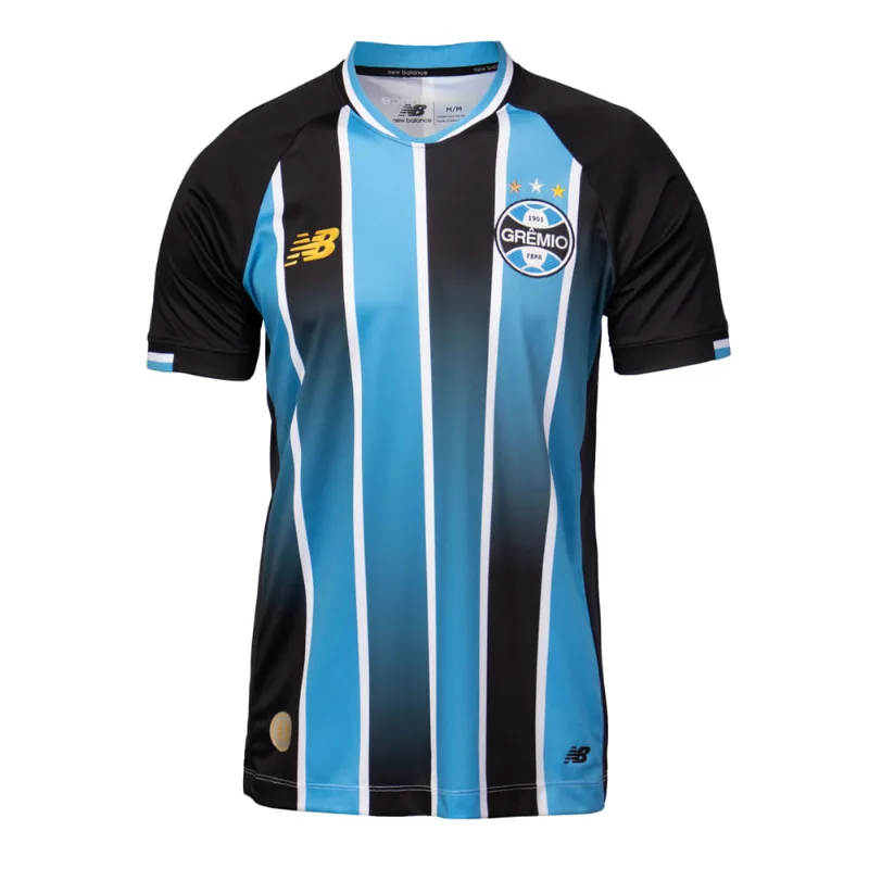 Camiseta Masculina New Balance Grêmio Home Torcedor 2026 Azul - M