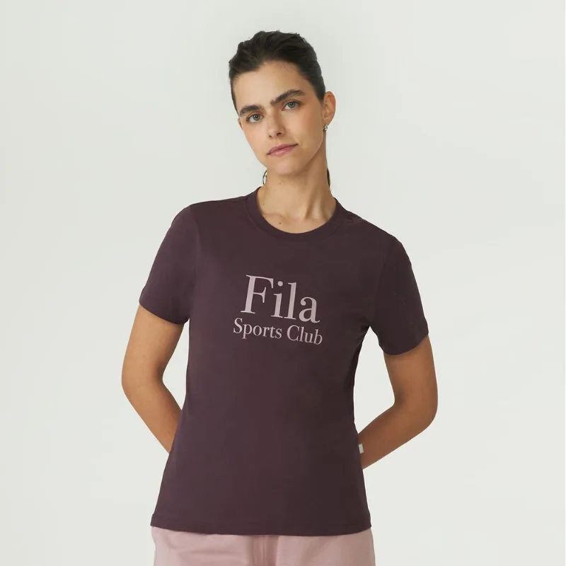 Camiseta Fila Regular Sports Club Graphic Feminina P