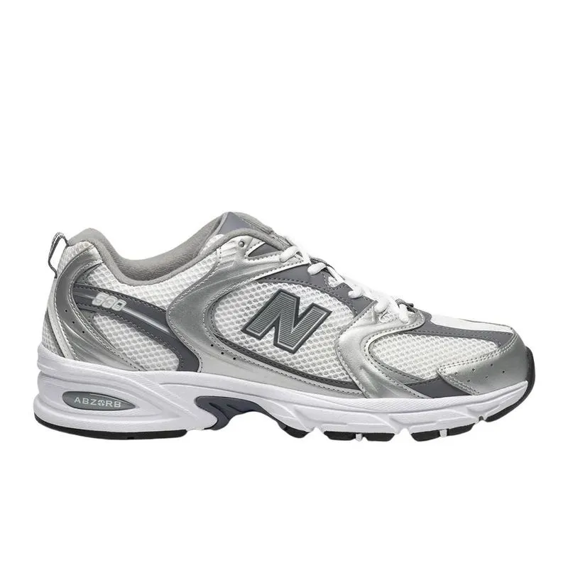 Tênis Casual Feminino N°36 New Balance 530 Branco E Cinza (MP)
