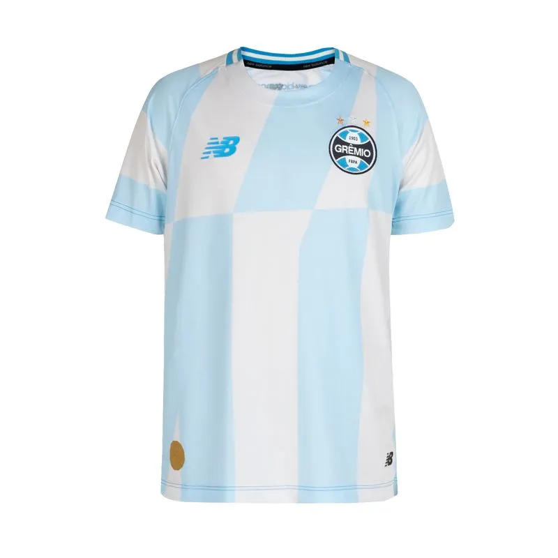 Camisa Grêmio 2026 II New Balance Juvenil Torcedor S/ Nu´mero Branco Off 12