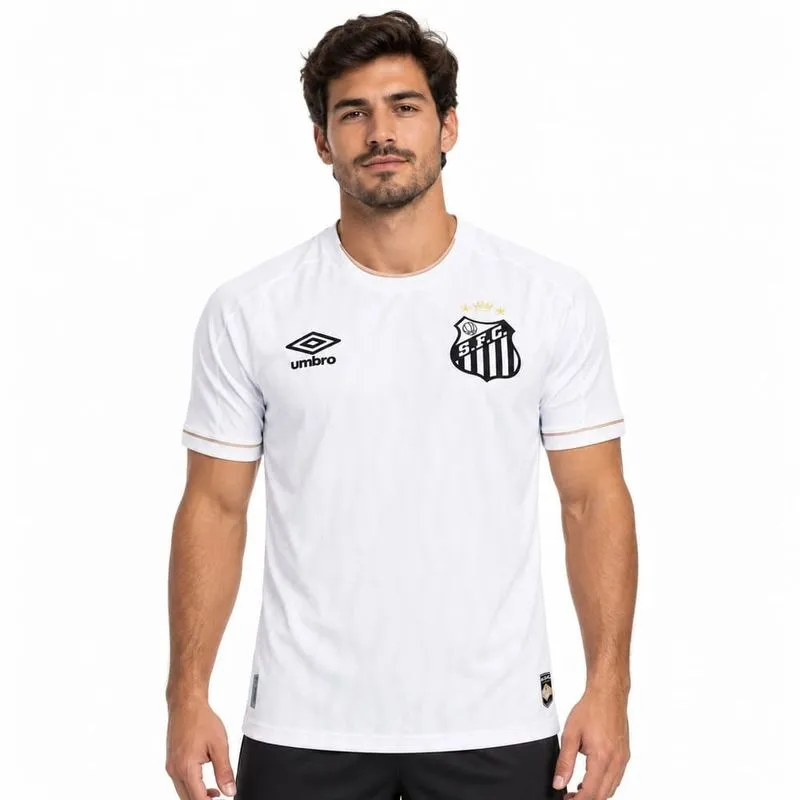 Camisa Santos I Umbro 26/27 Torcedor Nº10 Branca GG