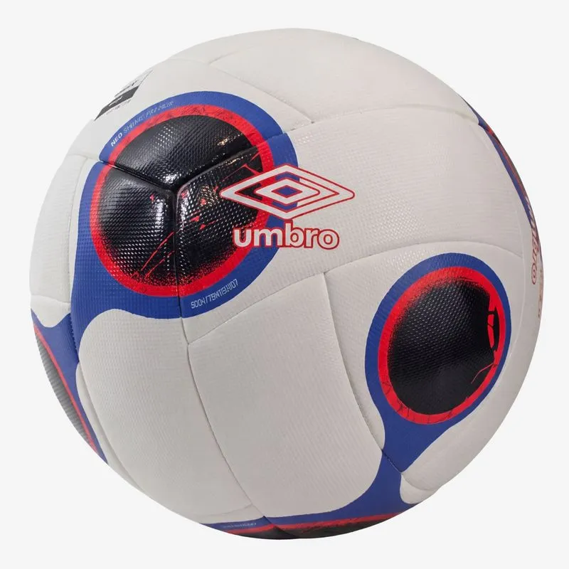 PELOTA DE FUTBALL UMBRO NEO SWERVE PREMIER FB - WHITE / DAZZLING BLUE / GOJI BERRY / BARITONE BLUE - 5