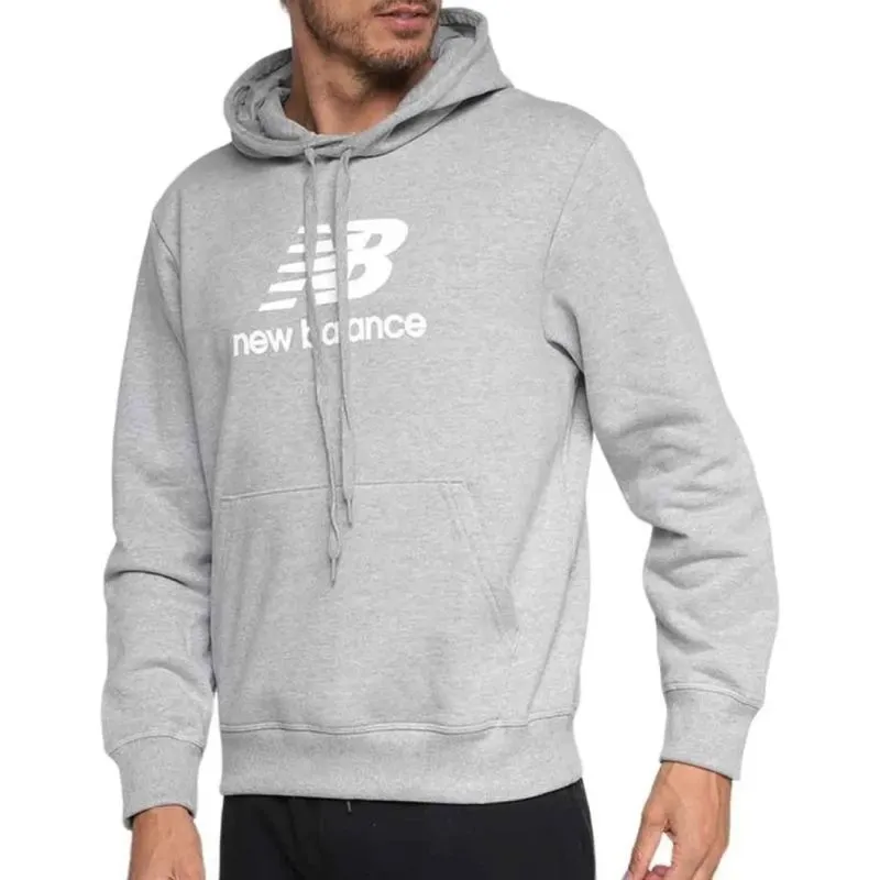 Moletom New Balance Essentials Basic Masculino Cinza M