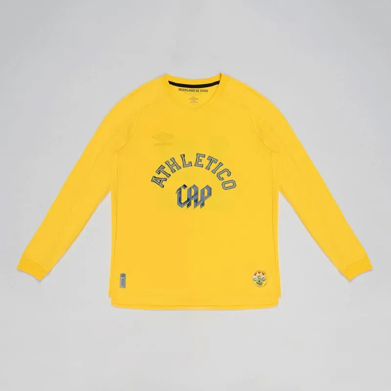 Camisa Ml Goleiro Masculina Umbro Cap Oficial Ouro 2026 M
