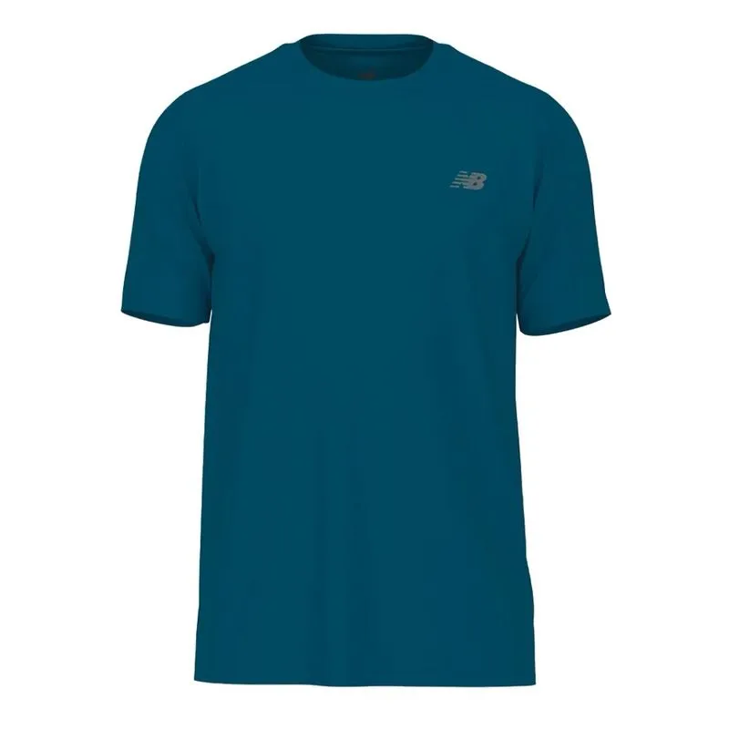 Camiseta New Balance Sport Essentials Masculina Azul Petróleo P
