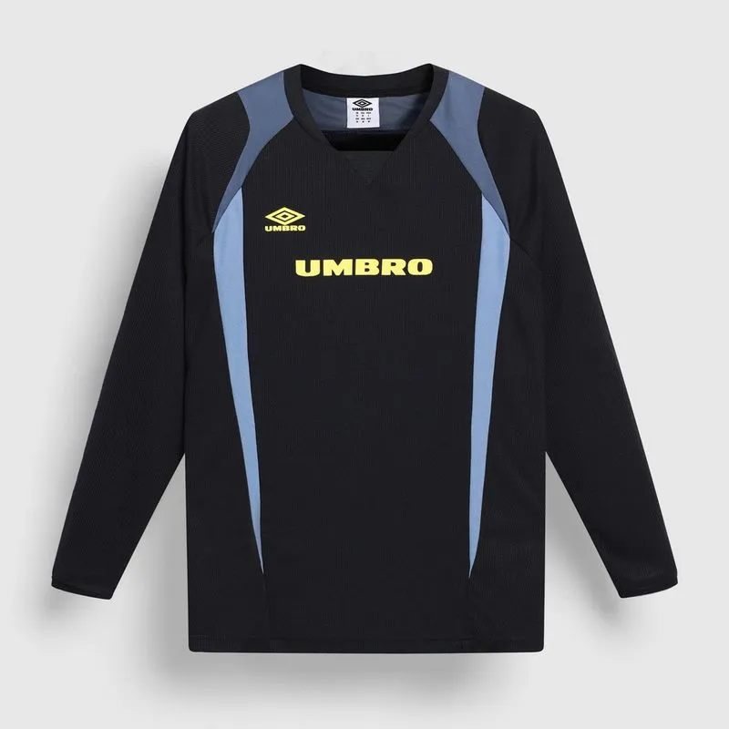 Camisa Masculina Umbro Panelled Ls Jersey PP