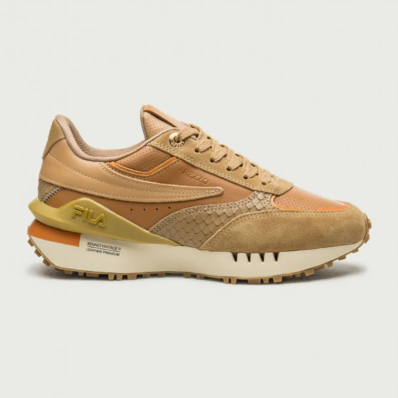 Tênis Fila X Arezzo Renno Vintage II Feminino Caramelo 40