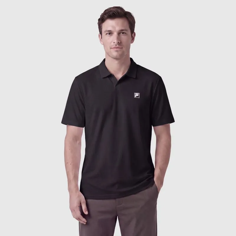 POLO MASCULINA FILA TENNIS BASIC - NEGRO - XL