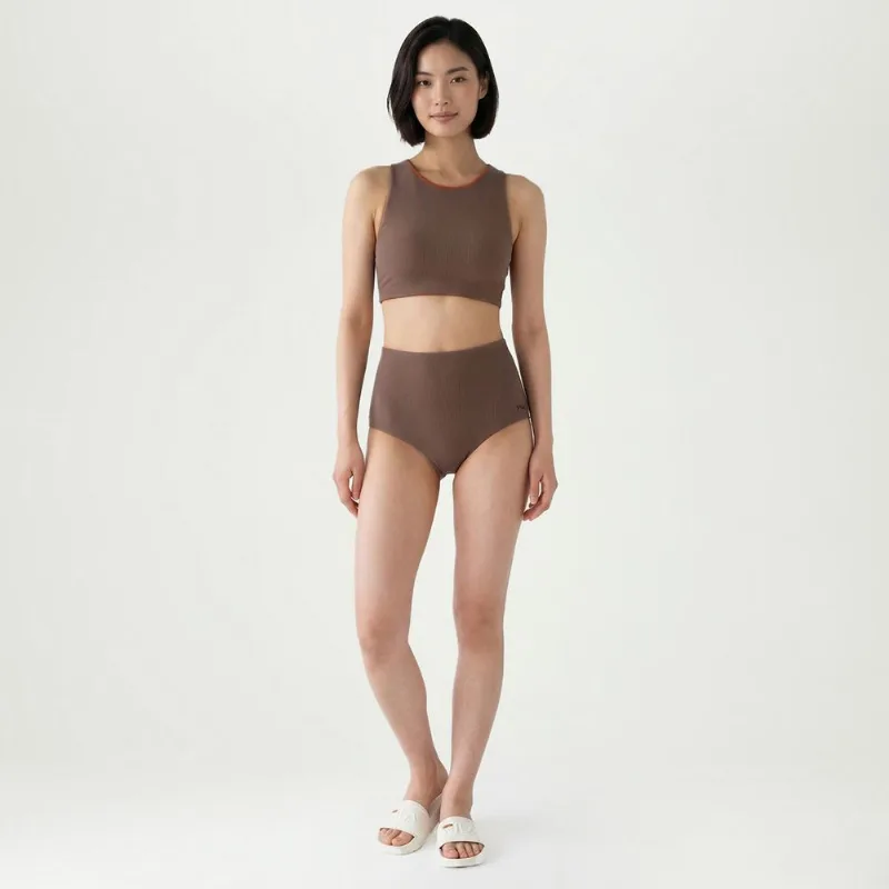 Sunquini Bottom Fila Double Rib Feminino G