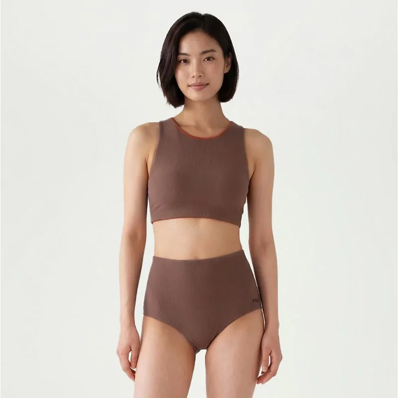 Sunquini Top Fila Double Rib Feminino P