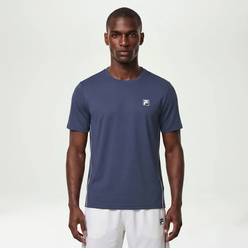 Camiseta Fila Tennis Basic Piping Masculina GG