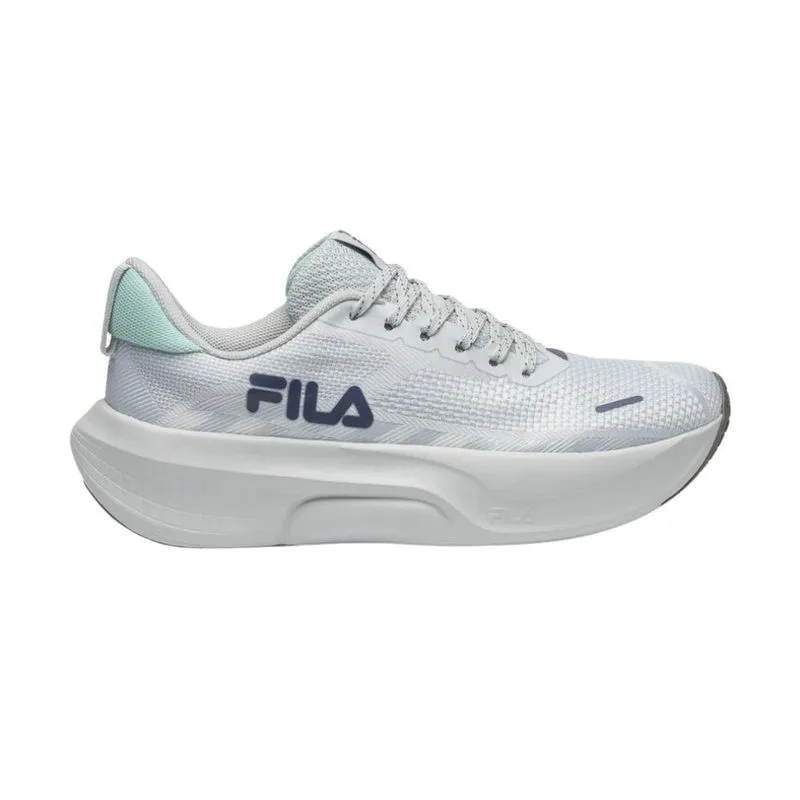 Tênis Corrida Feminino N°35 Fila Breeze Azul Claro E Verde (MP)