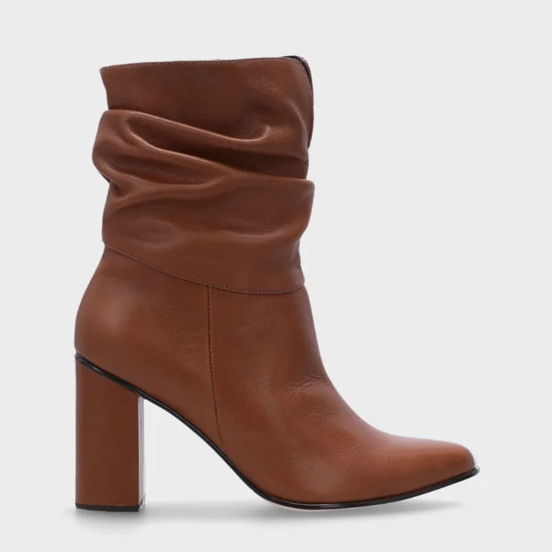 Bota Cano Médio Montenapoleone Âmbar - 56510008 37