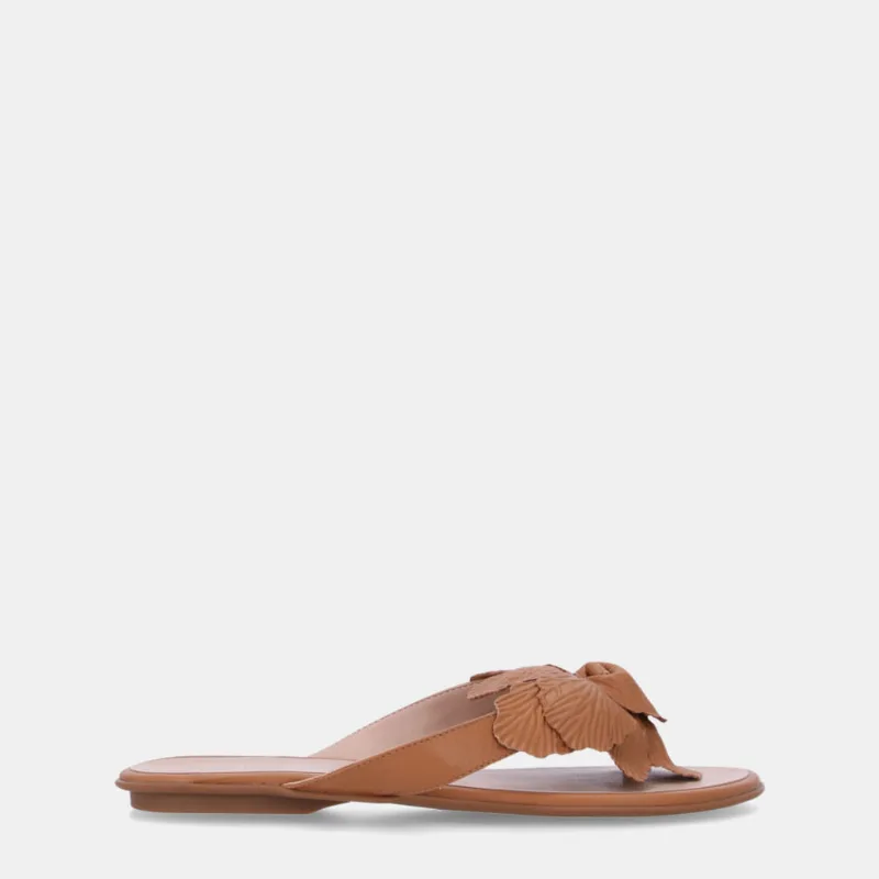 Chinelo Couro Saara Amêndoa - 52210290 39