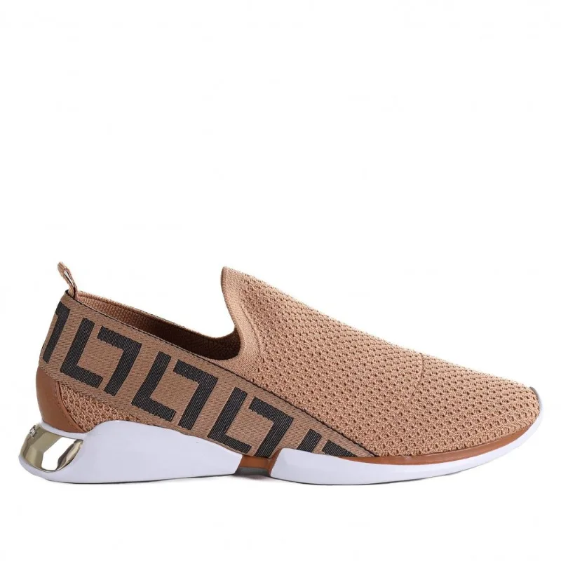 Tênis Feminino Luz Da Lua Slip On 58650400 37 / Bege