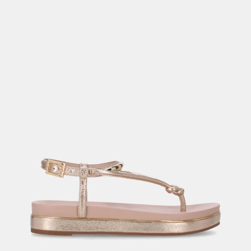Sandália Flatform Vênus Ouro/vênus Ouro - 58890400 34