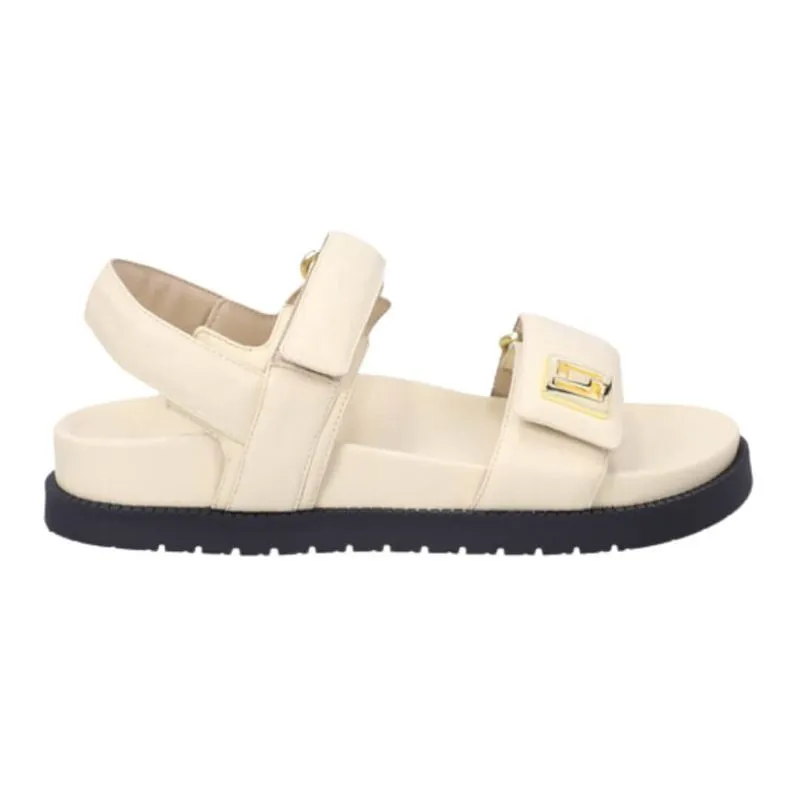 Sandália Feminina Luz Da Lua 80650001 Flatform Saara Marfim 35 / MARFIM