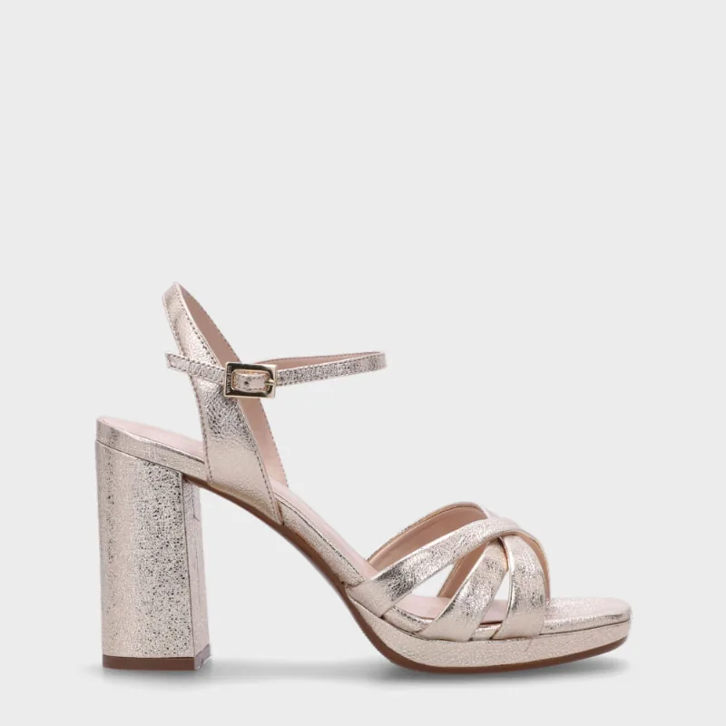 Sandália Salto Vênus Ouro - 56730002 38