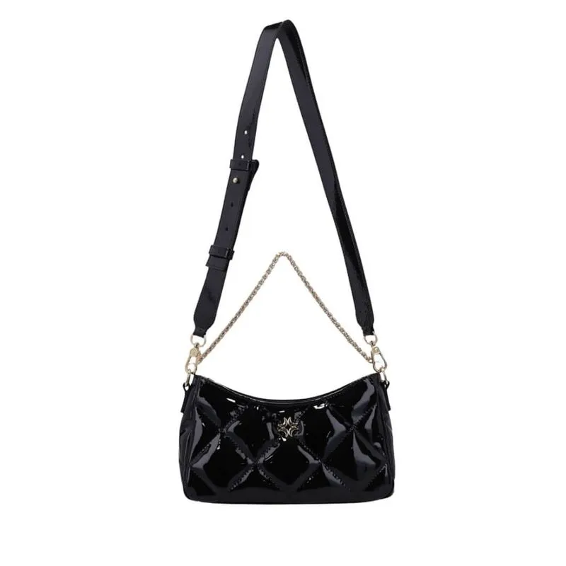 Bolsa Luz Da Lua 2000664 Tiracolo Pequena Verona/Saara UN / PRETO/PRETO