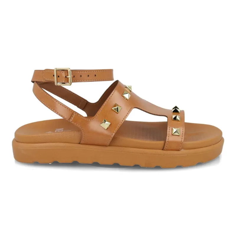Sandália Papete Di Valentini Intense Feminina Caramelo MEL/TAN - 34