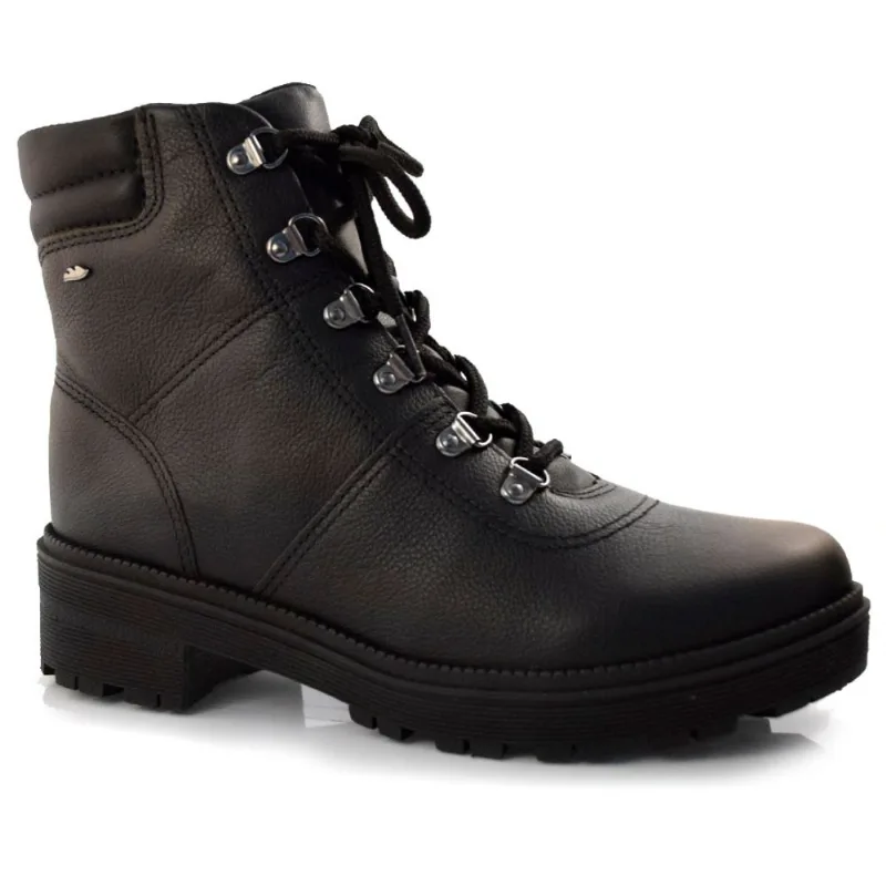 Coturno Femniino de Couro Dakota Preto G5682 40