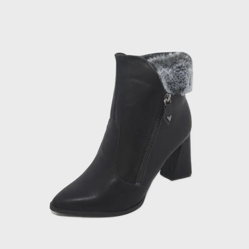 Bota Feminina Mississipi Cano Baixo com pelo
