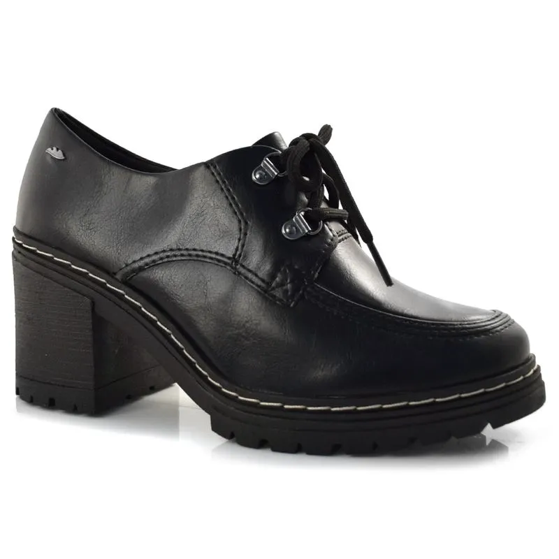 Sapato Oxford Feminino com Salto Bloco Dakota Preto G5843 36