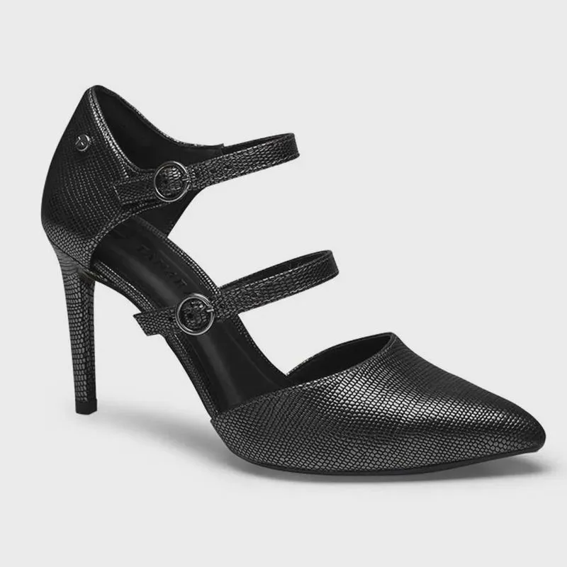 Scarpin Feminino Esmero Preto Tanara T7743-0005