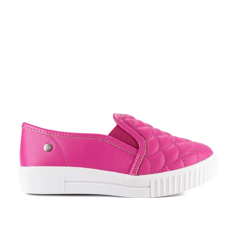 Tênis Pink Cats Infantil Slip On Rosa 35