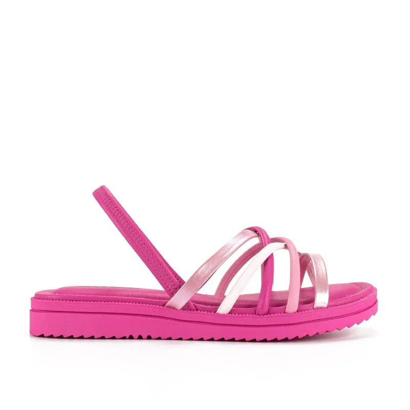 Sandália Pink Cats Infantil Flatform Rosa 35