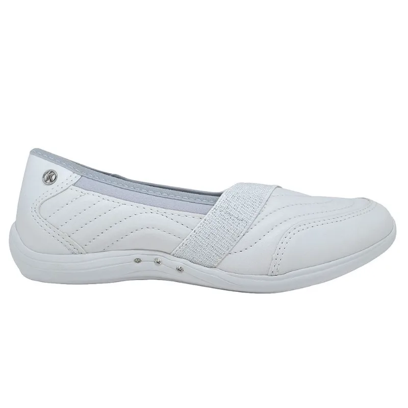 Sapatenis Tênis Feminino Kolosh Slip On Casual C3462 Branco