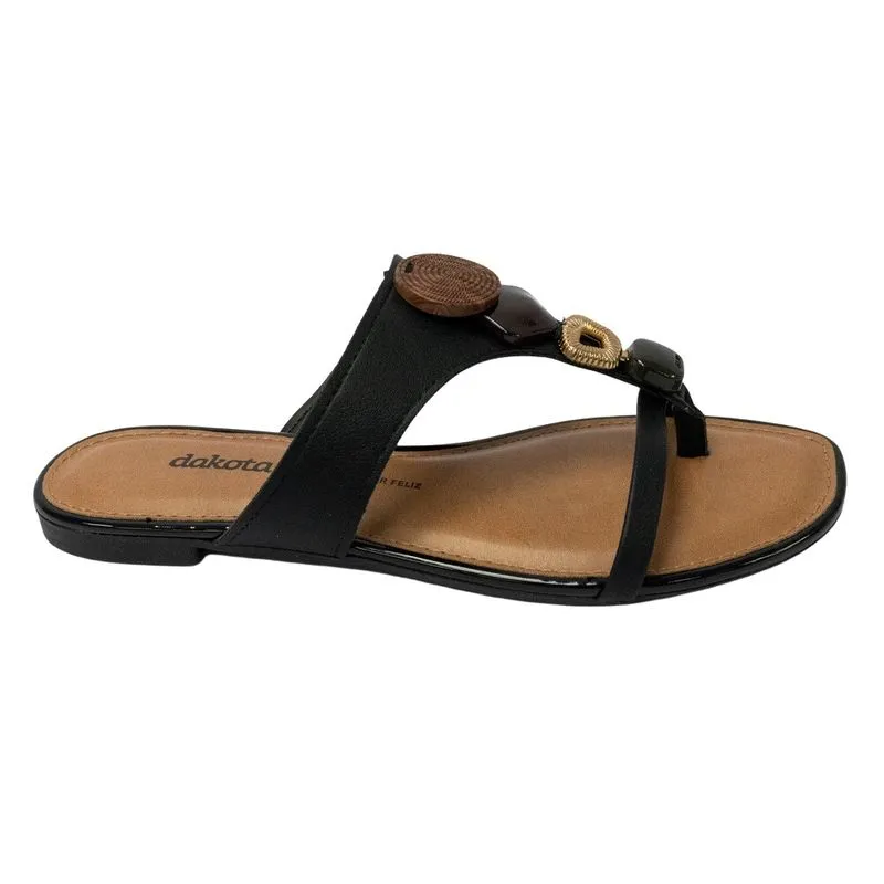 Chinelo Dakota Y6911 Rasteirinha Almeria Preto