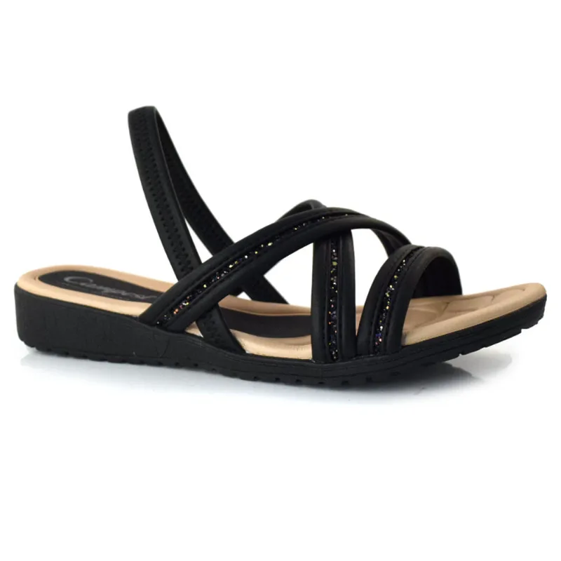 Sandália Feminina Campesí Preto L9513 38