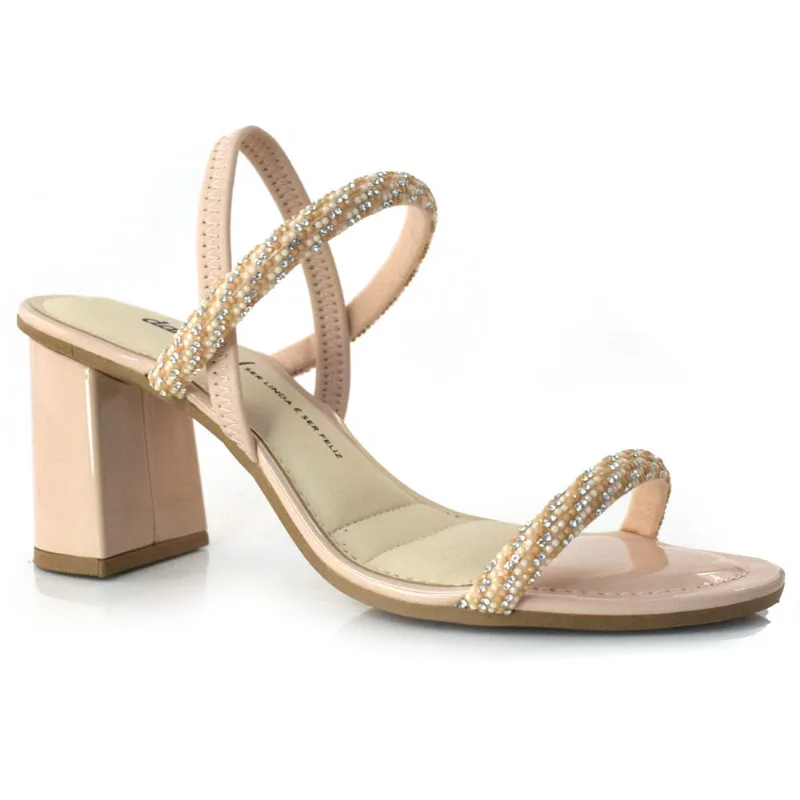 Sandália de Salto Bloco Feminina Dakota Rosa Y6341 36