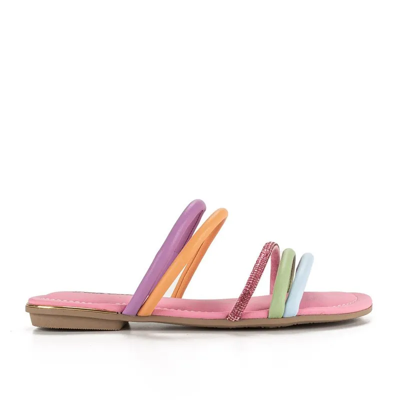 Slide Pink Cats Infantil Colorida 31
